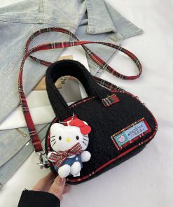 2025 Women's Woolen Handbag - Stylish Versatile Shoulder Crossbody Bag for Spring & Summer Fashion