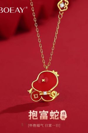 2025 Zodiac Year Snake Necklace for Women, High-End Minimalist Chain, Perfect for Autumn and Winter Fashion