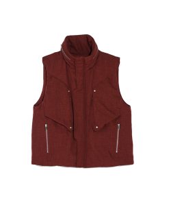 3D Pocket Padded Vest in Urban Style - Trendy Roaring Beast Design for Streetwear, Layering, and Casual Fashion