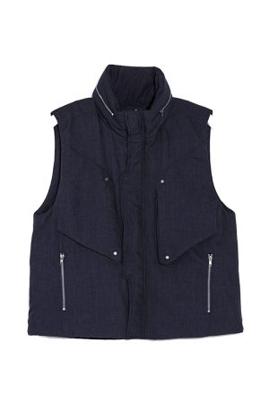 3D Pocket Padded Vest in Urban Style - Trendy Roaring Beast Design for Streetwear, Layering, and Casual Fashion