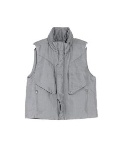 3D Pocket Padded Vest in Urban Style - Trendy Roaring Beast Design for Streetwear, Layering, and Casual Fashion