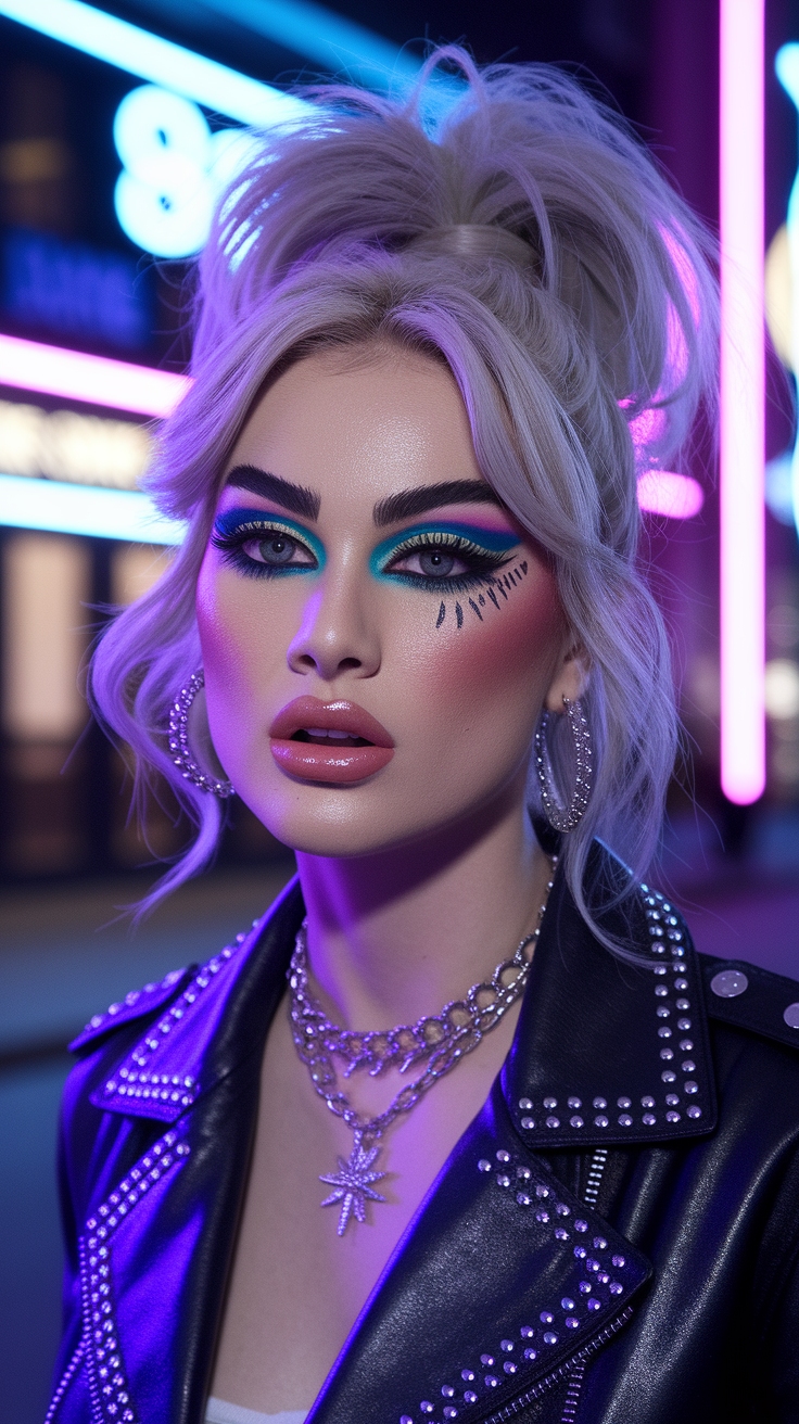 80s New Wave Makeup: Bold Looks to Inspire You outfit idea