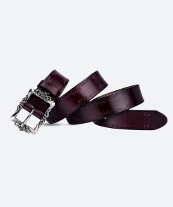 90'lar Stili, Klasik Moda - Baroque Faux Leather Belt
