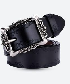 90'lar Stili, Klasik Moda - Baroque Faux Leather Belt