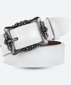 90'lar Stili, Klasik Moda - Baroque Faux Leather Belt