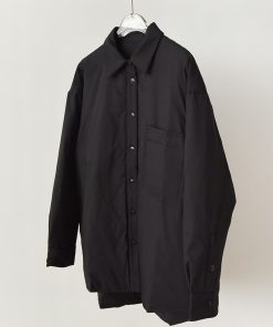 90s Inspired Cloud Soft White Goose Down Casual Shirt-Style Jacket Cotton Coat for Versatile Layering and Everyday Wear
