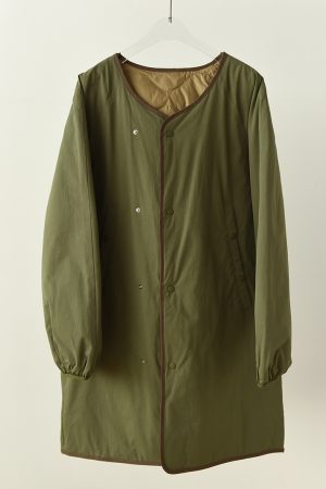 90s Inspired Reversible Goose Down Jacket, Constant Temperature Mid-Length Coat with Round Neck, Versatile Loose Fit
