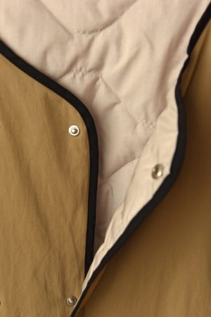 90s Inspired Reversible Goose Down Jacket, Constant Temperature Mid-Length Coat with Round Neck, Versatile Loose Fit