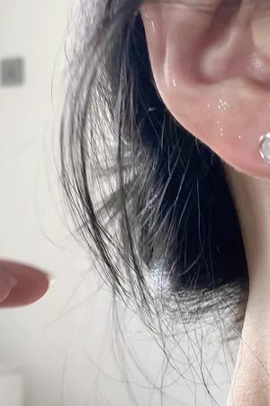 925 Silver Minimalist Cat's Eye Stone Earrings - Cool Delicate Design for Versatile Ear Piercings, Perfect for Everyday Wear