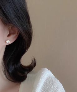 925 Silver Minimalist Cat's Eye Stone Earrings - Exquisite Small High-End Design, Trendy 2025 Fashion Jewelry