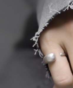 925 Silver Minimalist Versatile Personality Ring - Retro Trendy Niche Design Jewelry for Women, Perfect for Index Finger Style