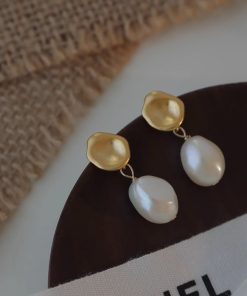 925 Silver Needle Baroque Pearl Earrings for Women, Niche Design, High-End Quality, Trendy 2025 Statement Jewelry
