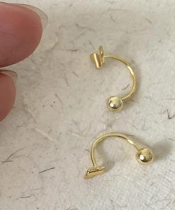 925 Silver Needle Delicate Butterfly Screw Earrings - High-End Niche Design for Versatile Style - Perfect for 2025 Fashion Trends