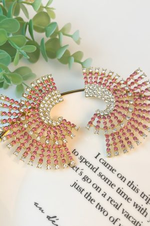 925 Silver Needle Iridescent Exaggerated Earrings - Trendy European American Design, Fashionable Statement Ear Drops