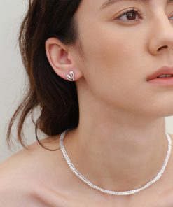 925 Silver Needle Minimalist Heart Mini Earrings - French Cold Style, Versatile Daily Wear for Effortless Chic