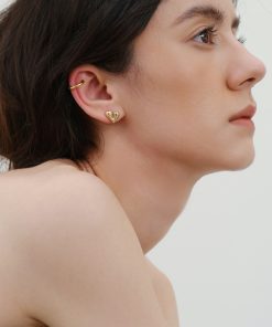 925 Silver Needle Minimalist Heart Mini Earrings - French Cold Style, Versatile Daily Wear for Effortless Chic