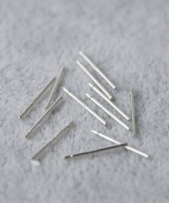 925 Sterling Silver Ear Sticks - Minimalist Unisex Ear Needles for Daily Care, Anti-Closing Ear Plugs for Ear Holes