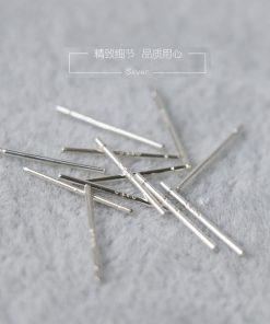 925 Sterling Silver Ear Sticks - Minimalist Unisex Ear Needles for Daily Care, Anti-Closing Ear Plugs for Ear Holes