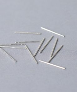 925 Sterling Silver Ear Sticks - Minimalist Unisex Ear Needles for Daily Care, Anti-Closing Ear Plugs for Ear Holes