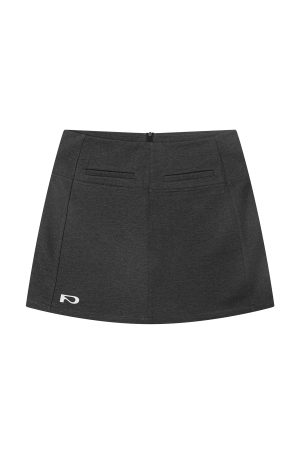 A-line Half Skirt with Built-in Lining for Women, Slimming Bodycon Design for Pear-Shaped Figures, Perfect for Casual & Dressy Looks