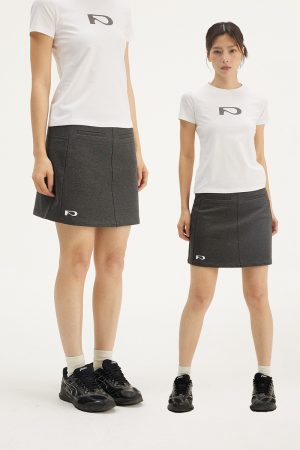 A-line Half Skirt with Built-in Lining for Women, Slimming Bodycon Design for Pear-Shaped Figures, Perfect for Casual & Dressy Looks