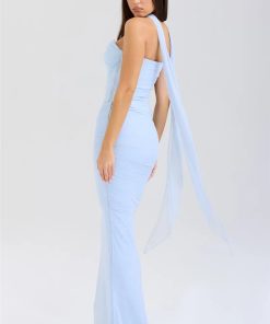 Acubi Fashion Dress, Dress Over Jeans - Strapless Corset Top & Maxi Skirt Two Piece Set