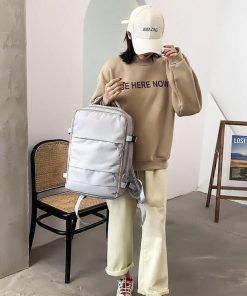 Acubi Fashion Layering, Acubi Fashion Maxi Skirt - Soft Girl Hidden Pockets Travel Backpack