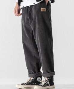 Acubi Fashion Maxi Skirt, Girl Ootd - Soft Boy Corduroy Jogger Pants