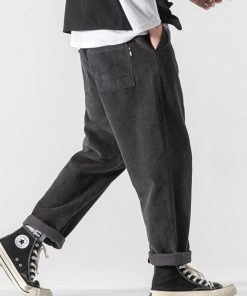 Acubi Fashion Maxi Skirt, Girl Ootd - Soft Boy Corduroy Jogger Pants