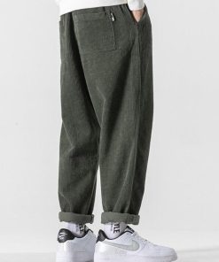 Acubi Fashion Maxi Skirt, Girl Ootd - Soft Boy Corduroy Jogger Pants