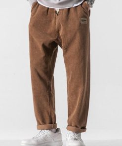 Acubi Fashion Maxi Skirt, Girl Ootd - Soft Boy Corduroy Jogger Pants