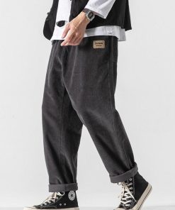 Acubi Fashion Maxi Skirt, Girl Ootd - Soft Boy Corduroy Jogger Pants