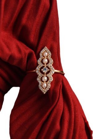 Adjustable Open Finger Gemstone Ring for Women - Light Luxury Fashionable 2025 Versatile Court Style