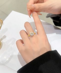 Adjustable Rotating Dragon Ring - Cute Zodiac Year Dragon Design, Perfect for Statement Jewelry, Earrings & Necklaces