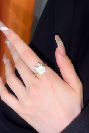Adjustable Rotating Dragon Ring - Cute Zodiac Year Dragon Design, Perfect for Statement Jewelry, Earrings & Necklaces