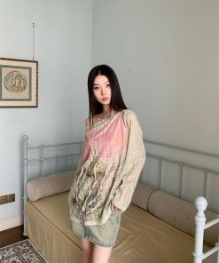 Aesthetic Outfits Mini Skirt, Pinterest Baggy Style - Fairycore One Shoulder Top