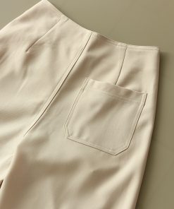 Airy Cocoon-Shaped High-Waisted Cropped Pants - Stylish Tapered Carrot & Slimming Banana Pants for Trendy Looks