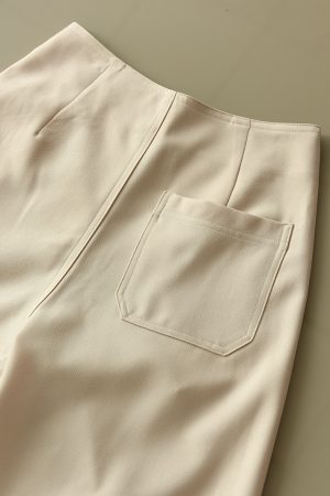 Airy Cocoon-Shaped High-Waisted Cropped Pants - Stylish Tapered Carrot & Slimming Banana Pants for Trendy Looks