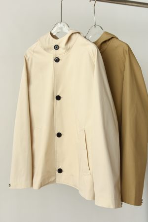 All-Cotton Loose Straight Coat with Classic Plaid Lining and Hood, Stylish Hooded Trench Coat for Casual Wear