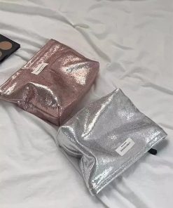 Alter Ego Outfits, Indie School Outfits - Shiny Metallic Makeup Bag