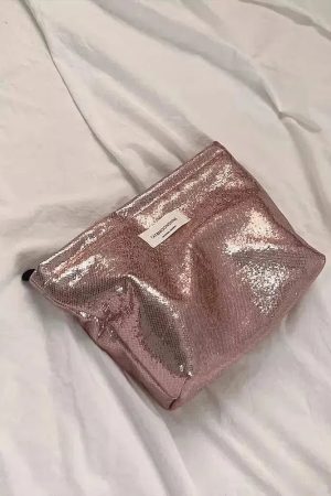 Alter Ego Outfits, Indie School Outfits - Shiny Metallic Makeup Bag