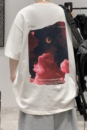 Alter Ego Outfits, Outfit White Background - Aesthetic Sky Tee