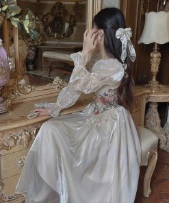 American Girl Style, Winter Outfits Formal Classy - Cottagecore Maxi Dress