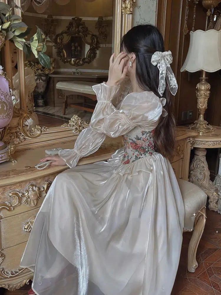 American Girl Style, Winter Outfits Formal Classy - Cottagecore Maxi Dress