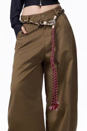 American Retro Braided Waist Belt - High-End Fashion Versatile Chain Accessory for Women, Sweet Cool Temperament Style