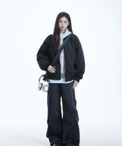 American Retro Camouflage Stand Collar Jacket for Women - 2025 Trendy High-End Baseball Zip Jacket