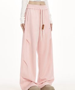 American Retro Loose Straight Pants for Women - Trendy Autumn Hip-Hop Jazz Dance Casual Sportswear