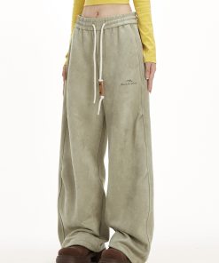 American Retro Loose Straight Pants for Women - Trendy Autumn Hip-Hop Jazz Dance Casual Sportswear