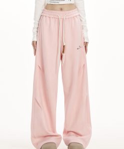 American Retro Loose Straight Pants for Women - Trendy Autumn Hip-Hop Jazz Dance Casual Sportswear