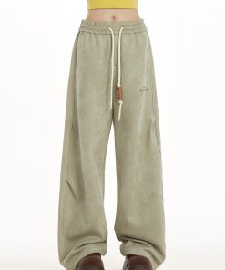 American Retro Loose Straight Pants for Women - Trendy Autumn Hip-Hop Jazz Dance Casual Sportswear